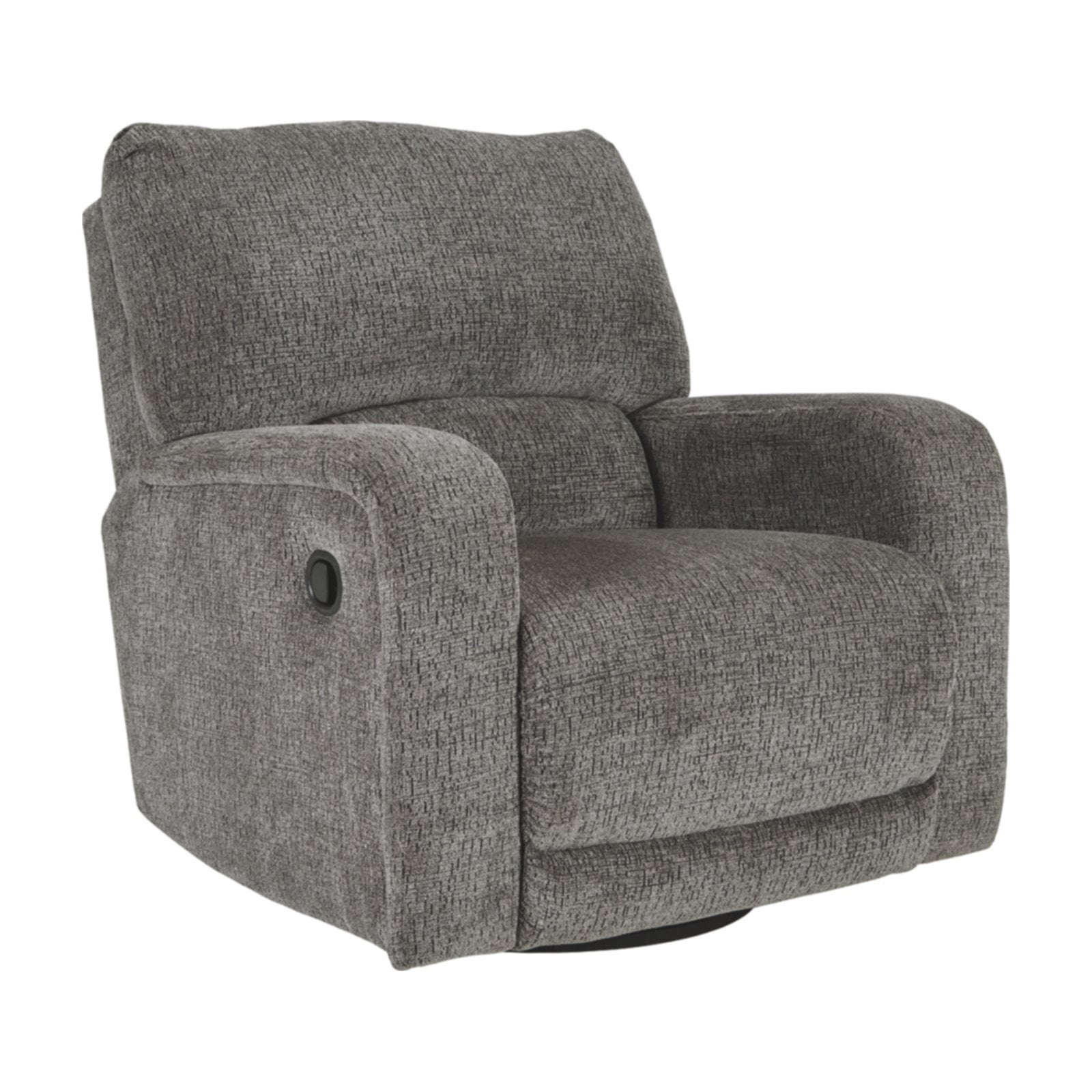 Signature Design by Ashley Wittlich Swivel Glider Recliner in Slate