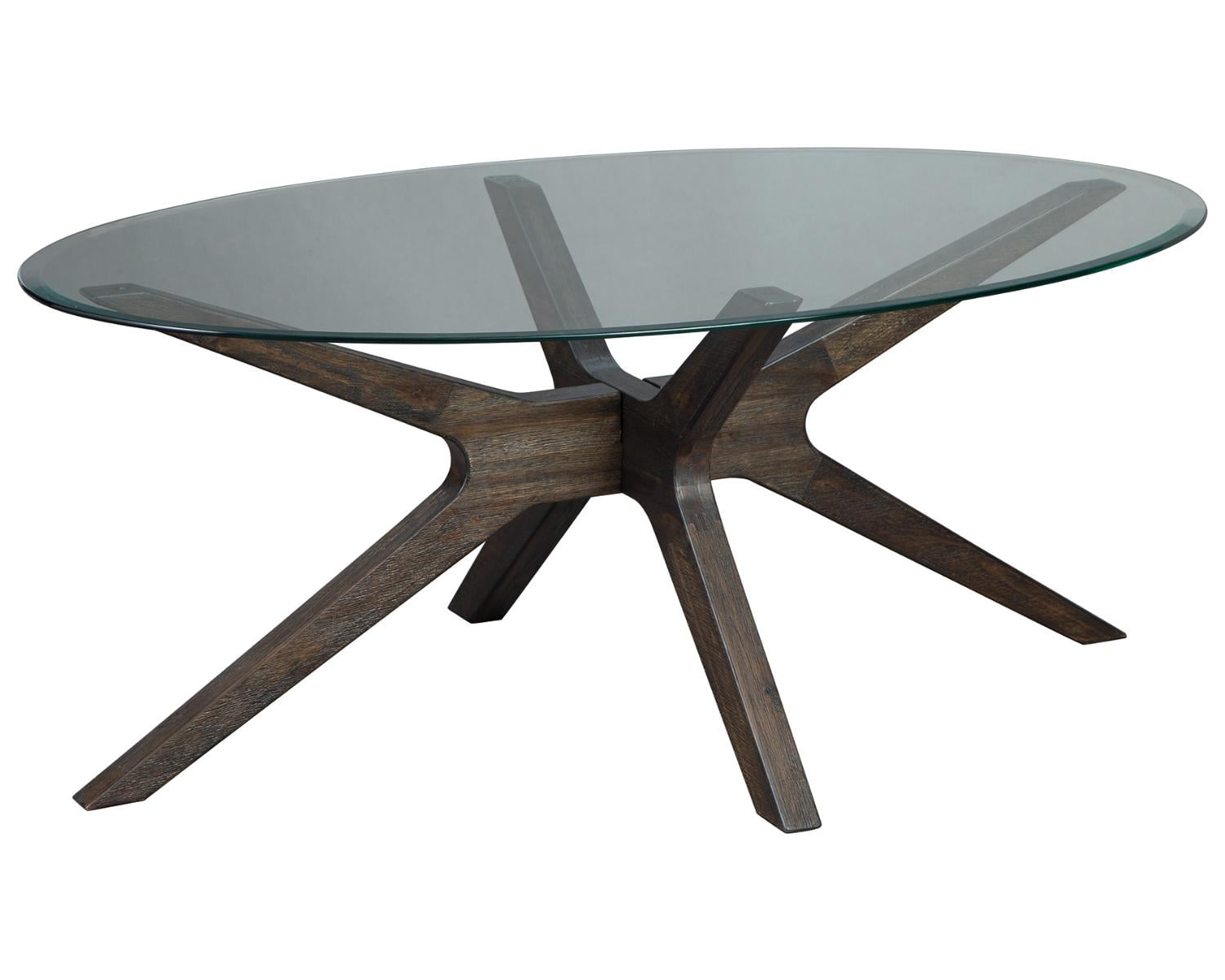 Signature Design by Ashley Zannory Oval Cocktail Table, Gray