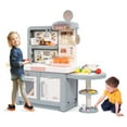 thumbnail image 1 of Signature Fitness 49-Piece Toddler Kitchen Playset，Pretend Food，with Stove, Sink, and Accessories, Interactive Lights & Sounds, Ideal for Ages 3+, 1 of 6