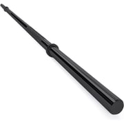 Signature Fitness 7FT 1IN Black Straight Barbell   Heavy-Duty Alloy Steel Weightlifting Bar for Home & Commercial Gym