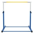 thumbnail image 1 of Signature Fitness Adjustable Folding Steel Gymnastics Bar, Blue, 1 of 8