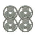 thumbnail image 1 of Signature Fitness Cast Iron Weight Plates for Strength Training, Fits 1-Inch Barbell, Multiple Size Options, 1 of 7