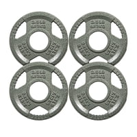 4-Count 2.5lbs Signature Fitness Cast Iron Weight Plates only