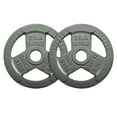 thumbnail image 1 of Signature Fitness Cast Iron Weight Plates for Strength Training, Fits 2-Inch Barbell, Multiple Size Options, 1 of 7