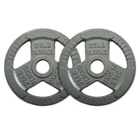Signature Fitness Cast Iron Weight Plates for Strength Training, Fits 2