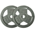 thumbnail image 1 of Signature Fitness Cast Iron Weight Plates for Strength Training, Fits 2-Inch Barbell, Multiple Size Options, 1 of 7