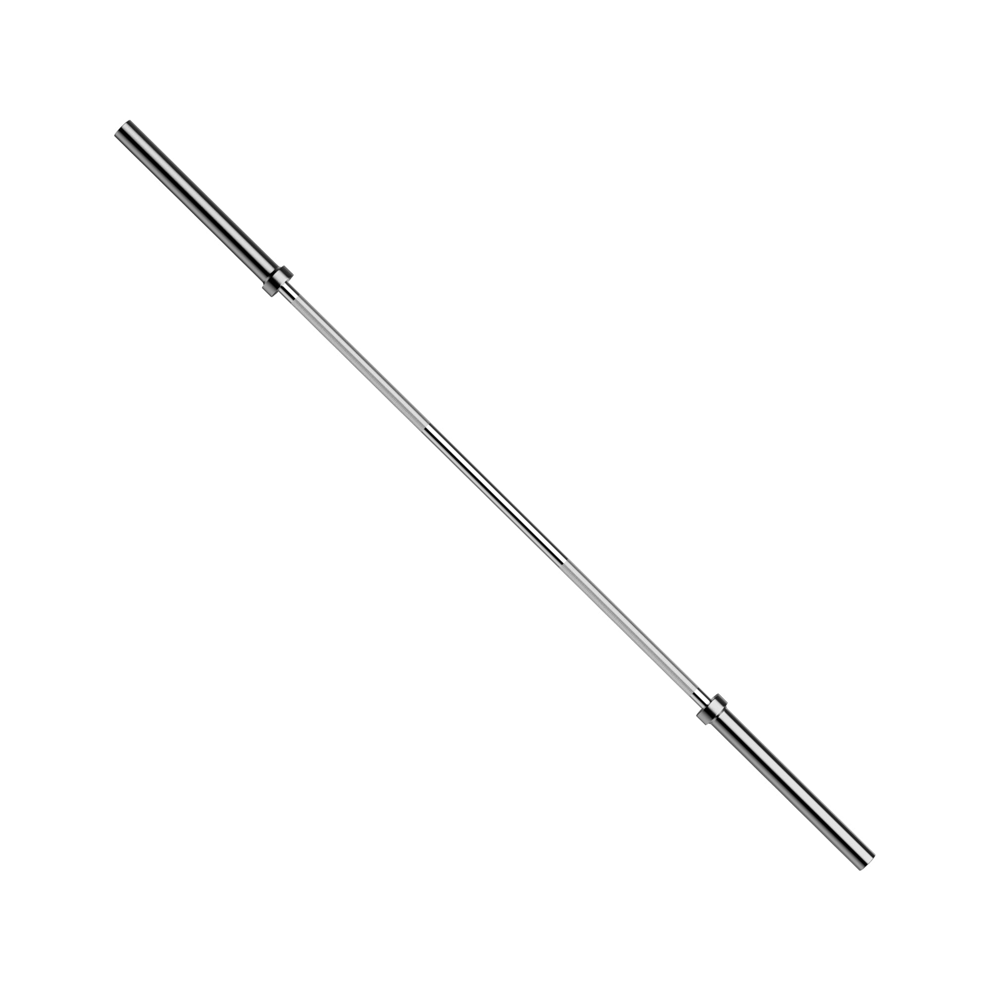 Signature Fitness Olympic Barbell, Alloy Steel, Silver, 2-Inch Sleeve, Available in 5FT, 6FT, and 7FT, Strength Training Weightlifting Bar for Home Gym