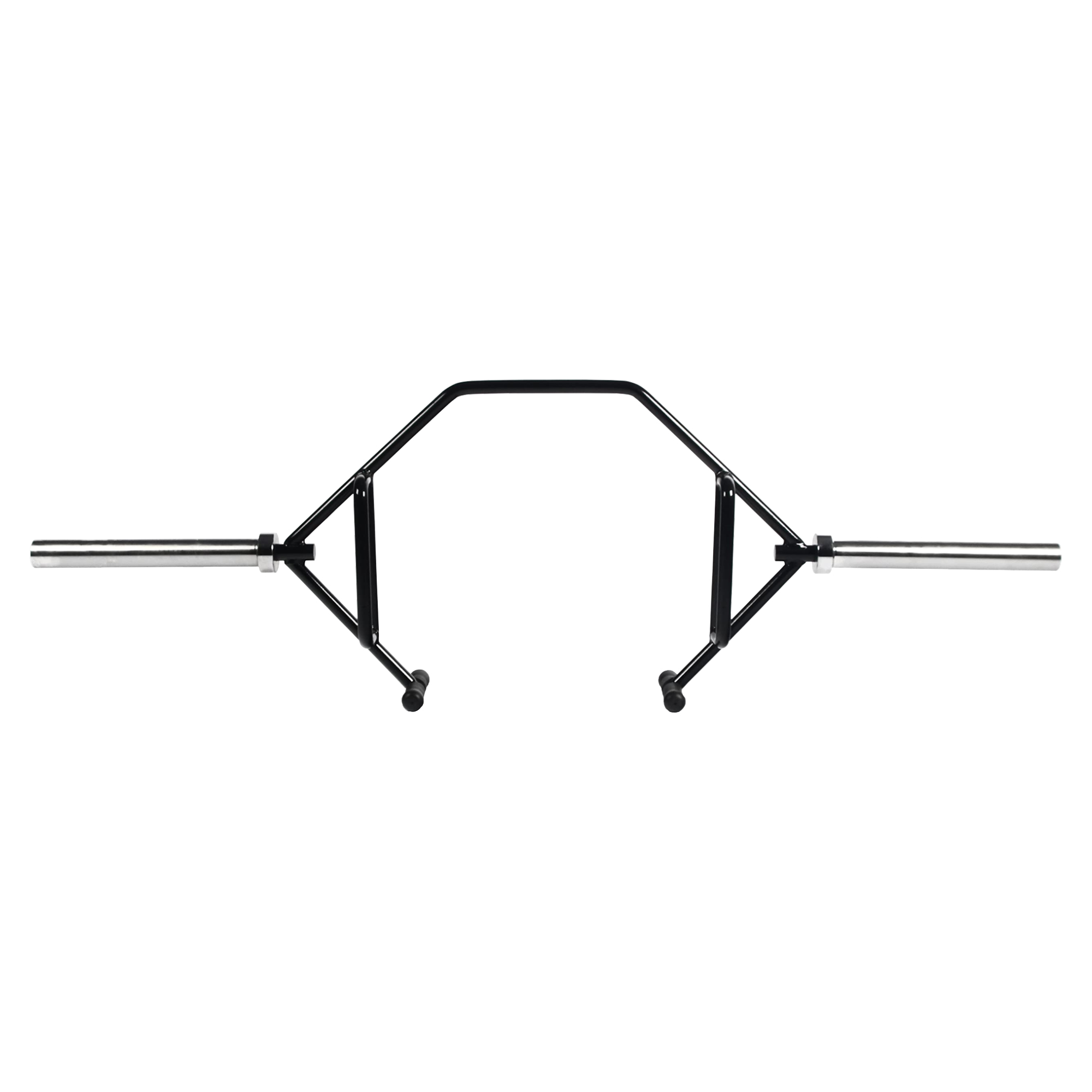 Signature Fitness Professional Steel Olympic Barbells, 2-Inch Sleeves, 6FT Open-End or 5FT Closed-End, Black Finish