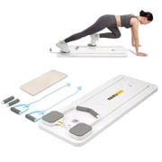 Signature Fitness Ultimate Pilates & Home Fitness Machine Indoor Core & Full Body Workout, Adjustable Exercise Trainer for Abs & Muscles, Available in Purple or White