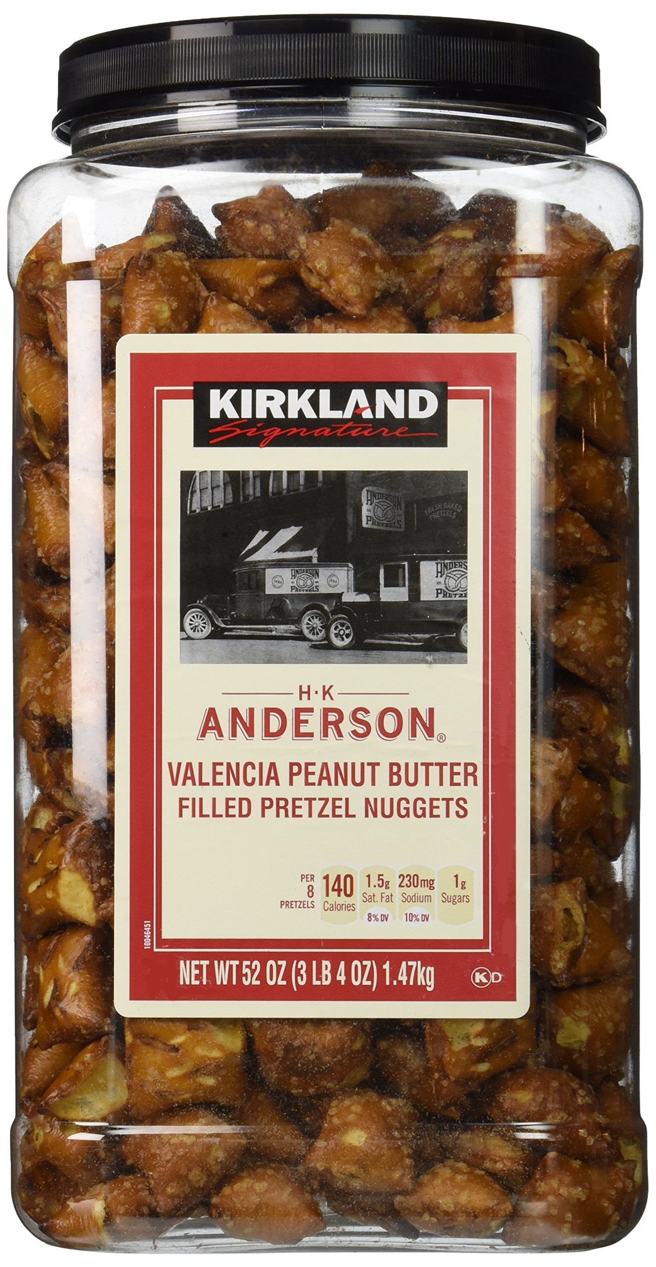 Signature H.K Anderson Valencia Peanut Butter Filled Pretzel Nuggets: 52 Oz - Cos9