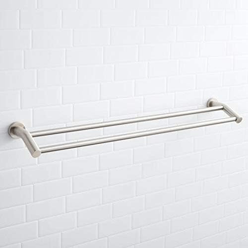 Signature Hardware 296439 Ceeley 28" Double Towel Bar - Brushed Nickel