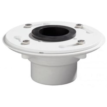 Lot De 5 Colliers De Sol PVC 'Push Tite' Sioux Chief - Diamètre 4 Pouces - Pour Évacuation WC - Ouvert