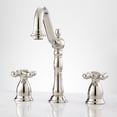 thumbnail image 1 of Signature Hardware 900890 Victorian 1.2 GPM Widespread Bathroom Faucet - Nickel, 1 of 7