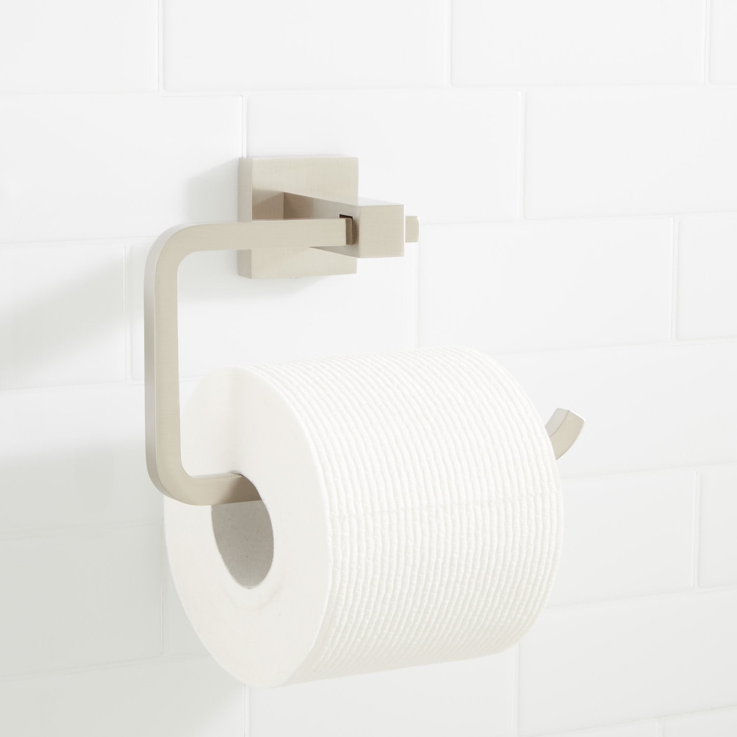 Albury Polished Brass Wall-Mount Toilet Paper Holder