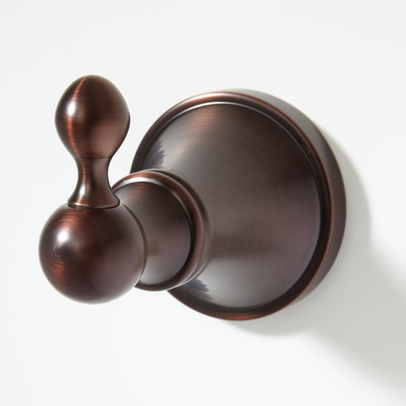 Open Box Signature Hardware 921693 Seattle Single Robe Hook - Bronze
