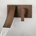 Signature Hardware 924619 Reston Wall Mounted Waterfall Bathroom Faucet