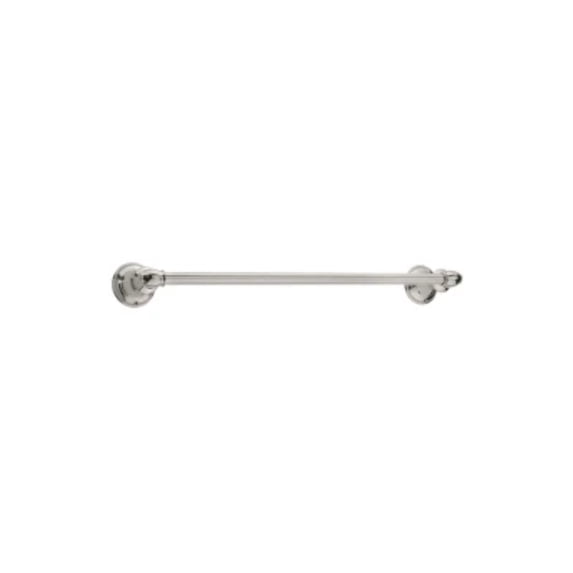Signature Hardware 948233-24 Beasley 24 Towel Bar Polished Nickel Bathroom Hardware Towel Bar