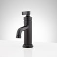 thumbnail image 1 of Signature Hardware 948574 Greyfield 1.2 GPM Single Hole Bathroom Faucet - Black, 1 of 7