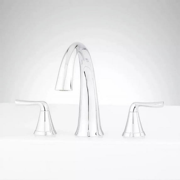 Signature Hardware 948683 Provincetown 3-Hole Roman Tub Faucet - - Chrome