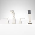 thumbnail image 1 of Signature Hardware 948686 Vilamonte Deck Mounted Roman Tub Filler Faucet - Nickel, 1 of 7