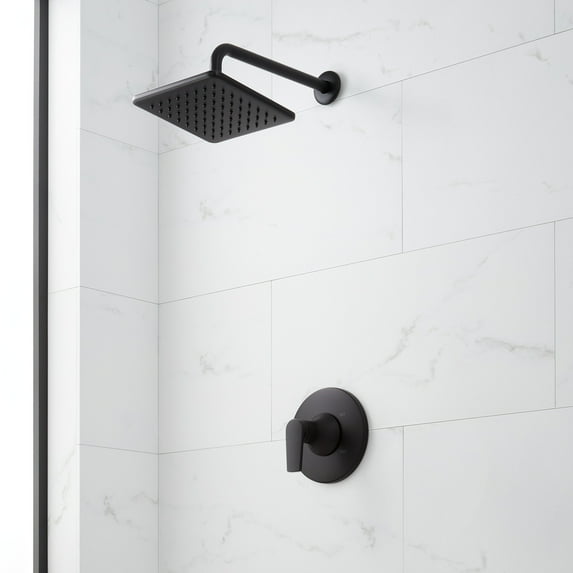Signature Hardware 953653 Berwyn Pressure Balanced Shower Only Package - Black