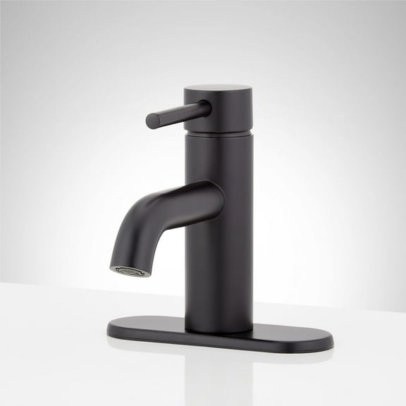 Signature Hardware 953760-Dp Lexia 1.2 GPM Single Hole Bathroom Faucet - Black