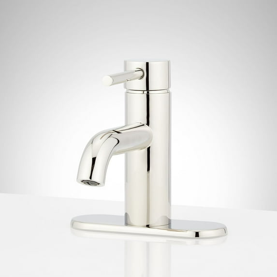Signature Hardware 953760-Dp Lexia 1.2 GPM Single Hole Bathroom Faucet - Nickel