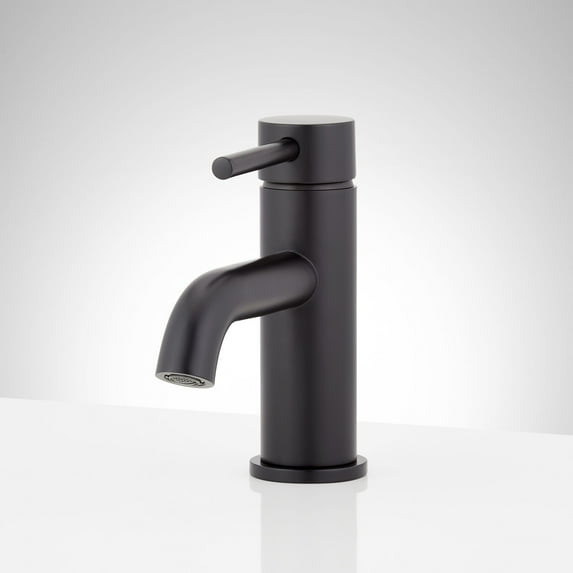 Signature Hardware 953760 Lexia 1.2 GPM Single Hole Bathroom Faucet - Black