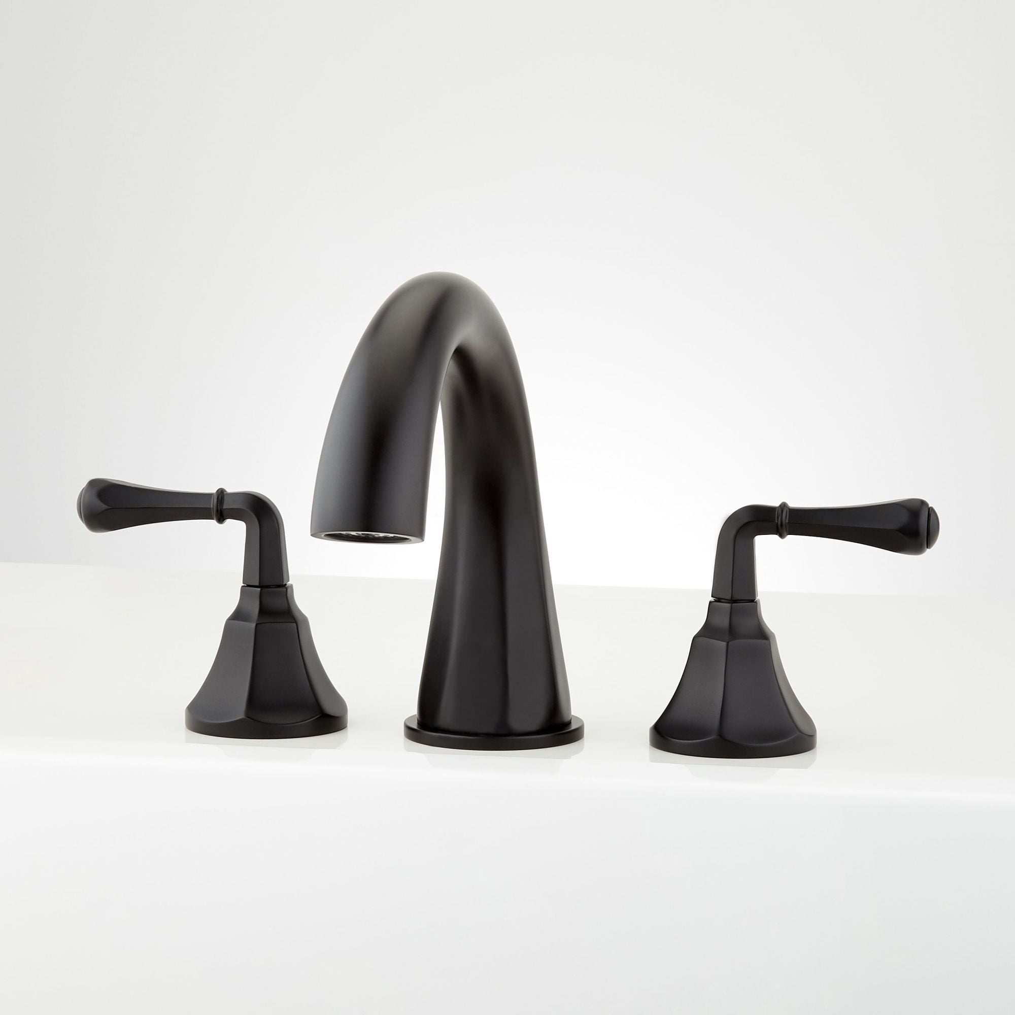 Signature Hardware Shkw3rt2 Key West Deck Mounted Roman Tub Filler Faucet - Black