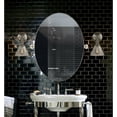 thumbnail image 1 of Signature Home Collection Plated Framed Classic Oval Wall Mirror - 30", 1 of 7
