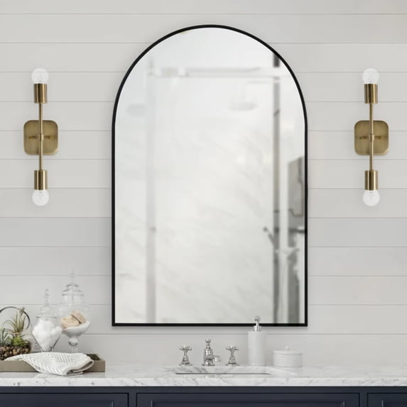 Signature Home Collection Arch Framed Modern Wall Mirror - 36"