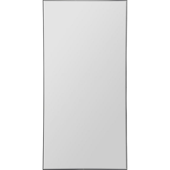 Signature Home Collection 60" Black Framed Rectangular Wall Mirror