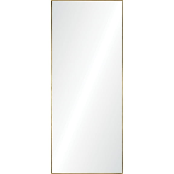Signature Home Collection 72" Gold Leaf Full Length Framed Rectangular Wall Mirror