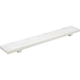 thumbnail image 1 of Signature Home Collection Rectangular Multi Purpose Footed Tray - 32" - White, 1 of 3