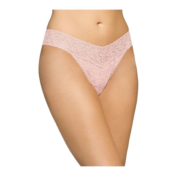 Printed Signature Lace Thong