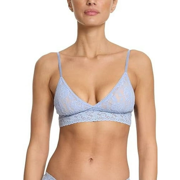 hanky panky Signature Lace Padded Bralette, S, Clarity Blue
