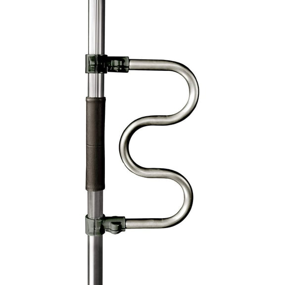 Signature Life Double Grab Bar Accessory for the Sure Stand Security Pole, Graphite