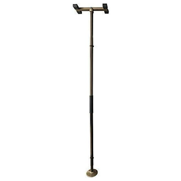 Signature Life Sure Stand Straight Pole, Elderly Floor to Ceiling Transfer Pole, Safety Grab Bar, Deep Bronze