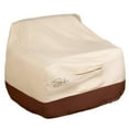 thumbnail image 1 of Signature Living Set of 2 Outdoor Waterproof Patio Chair Covers, Durable 600D UV-Coated Polyester Outdoor Chair Covers for All-Weather Protection (Tan, Large 40 Inch), 1 of 7