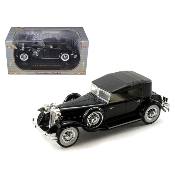 1932 Chrysler Lebaron Black 1 32 Diecast Car Model by Signature Models