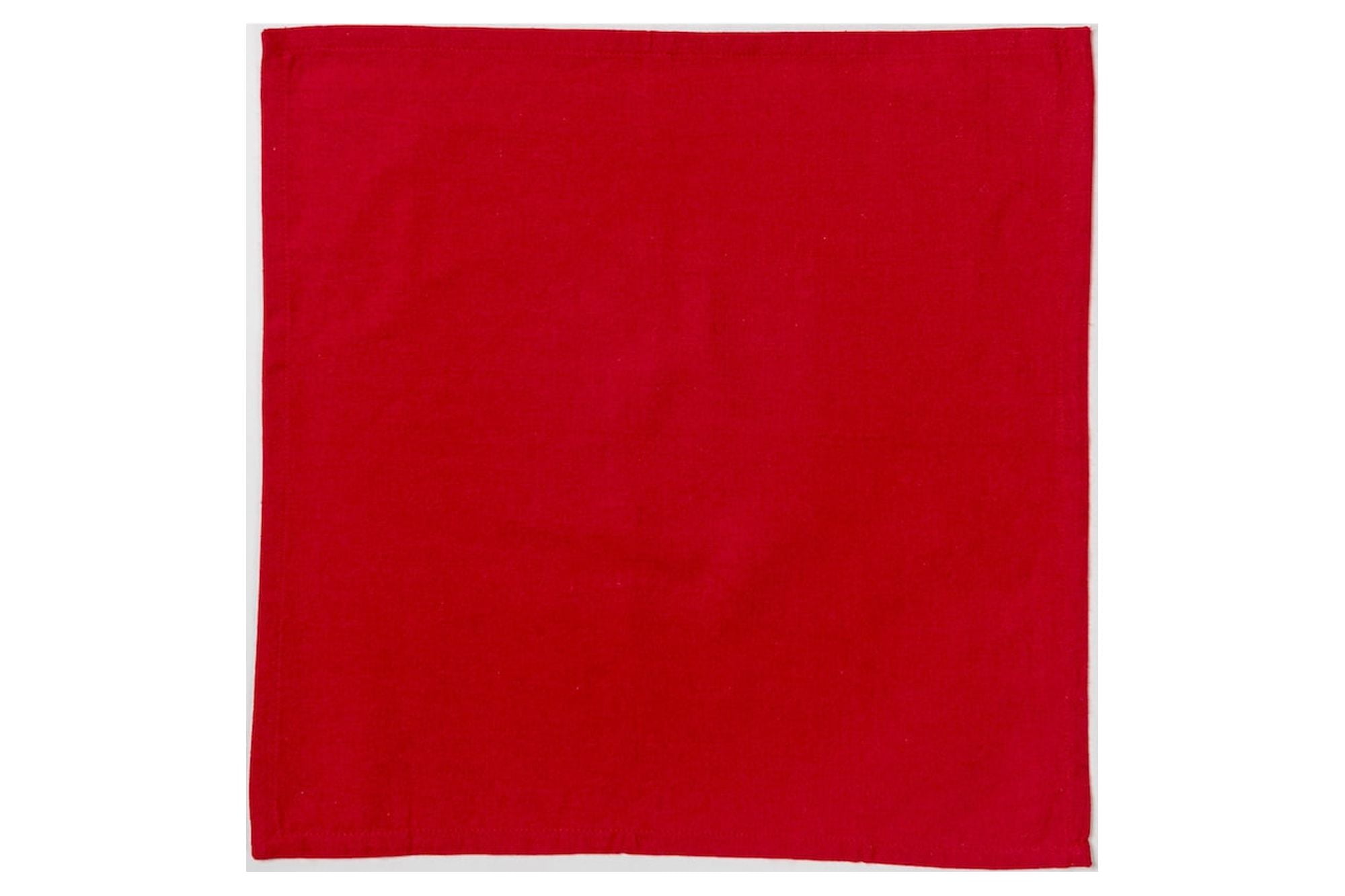 Signature Napkins Style Cotton Poly Cloth Napkin Red (Set of 10