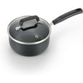 thumbnail image 1 of Signature Non Stick Sauce Pan w/Glass Lid 3 Quart, Oven Broiler Safe 350F, Scratch Resistant, Comfortable handle, Versatile & Convenient, Cookware, Pots and Pans, Dishwasher Safe, Black, 1 of 5