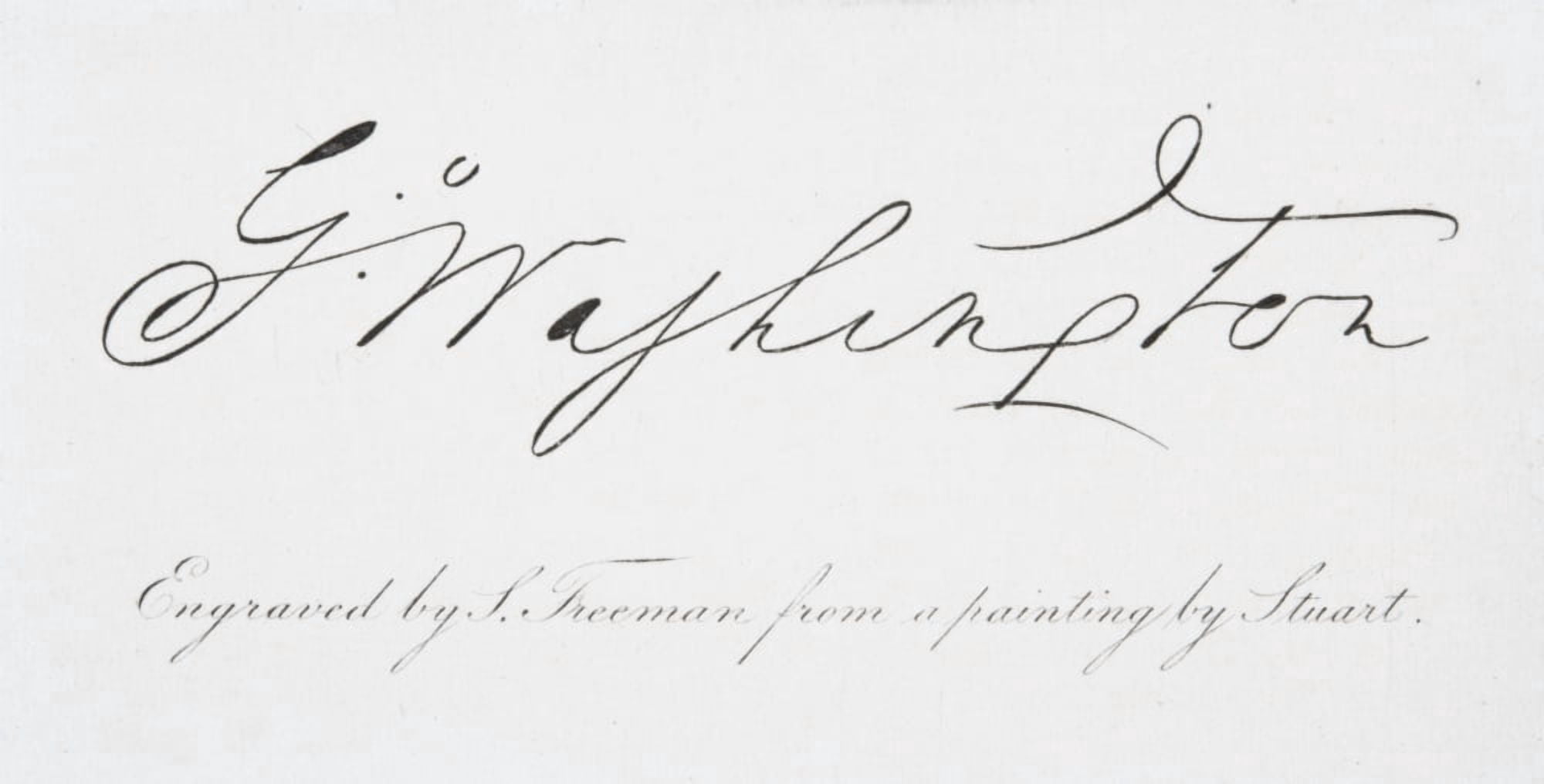 Signature Of George Washington 1732 To 1799 First President Of The United States Of America Canvas Art - Ken Welsh Design Pics (40 x 20)