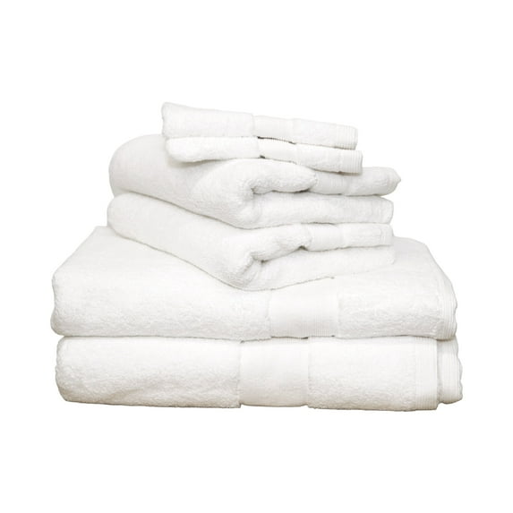 Signature Plus - White - 6pc Set (2 Bath + 2 Hand + 2 Wash)