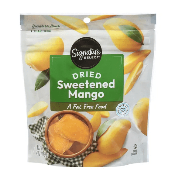 Signature S Dried Philippine Mango Slices, 4 oz