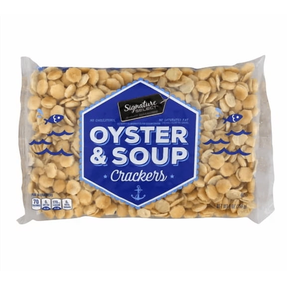 Signature SELECT Crackers Oyster and Soup, No Cholesterol, No Saturated Fat, 9 Oz