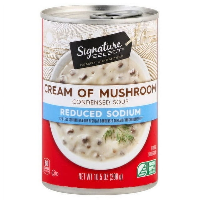 Signature SELECT Soup Condensed Cream Of Mushroom 50% Reduced Sodium 10.5 oz