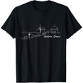 thumbnail image 1 of Signature Santorini Island Skyline - Greece Souvenir T-Shirt men and women can wear, black, white, gifts, 1 of 4