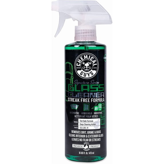 Signature Series - Ammonia-Free Window and Mirror Spray for Cars, Trucks, SUVs, and RVs - Safe for Tinted Glass, Windshields, Household Windows & Interior Surfaces - 16 oz