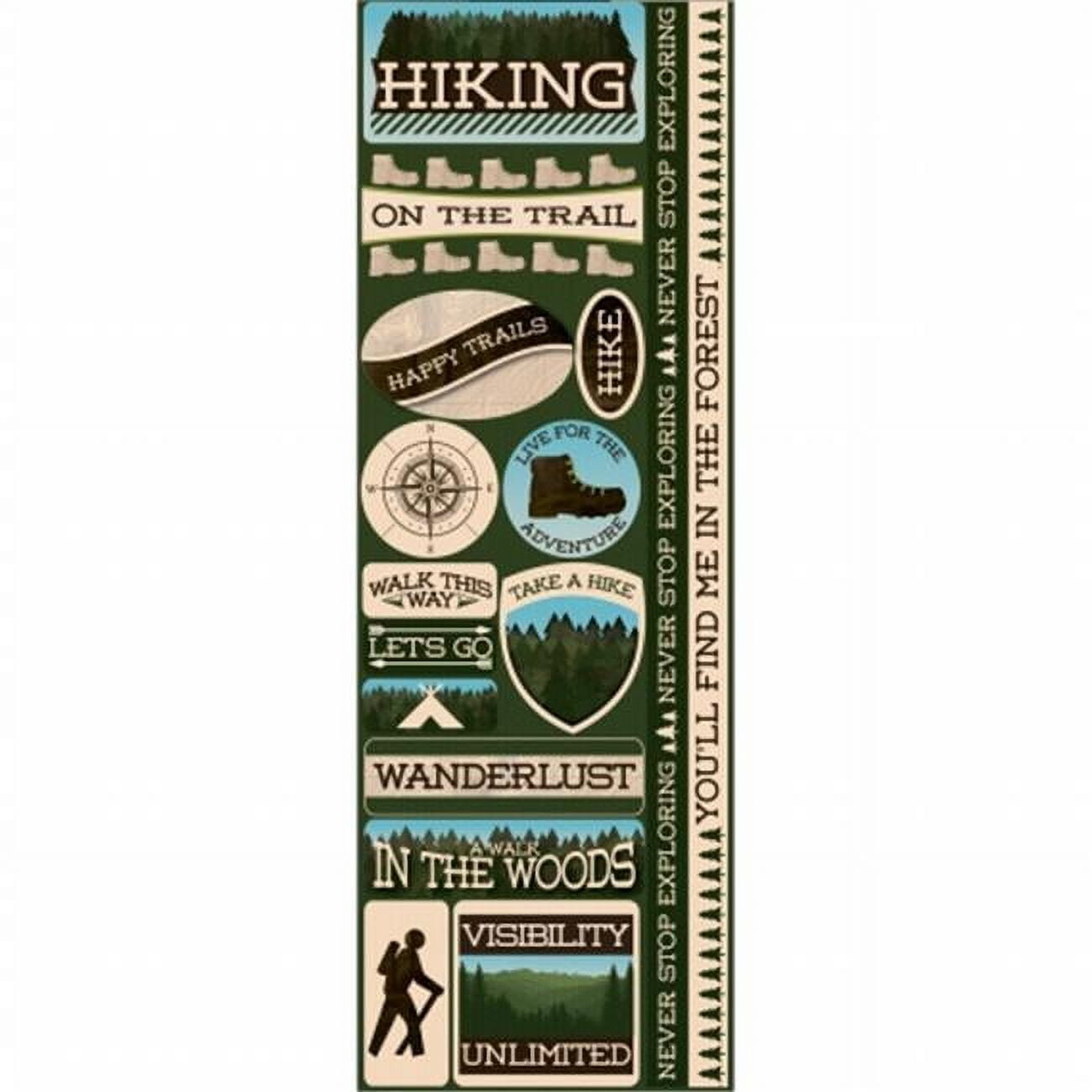 Signature 3 – In Loving Memory – Cardstock Combo Stickers | Scrapbook